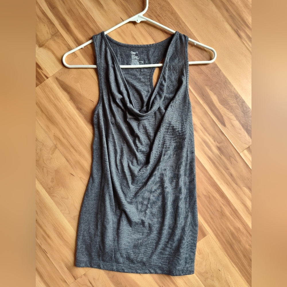 GAP Charcoal Racerback Tank
